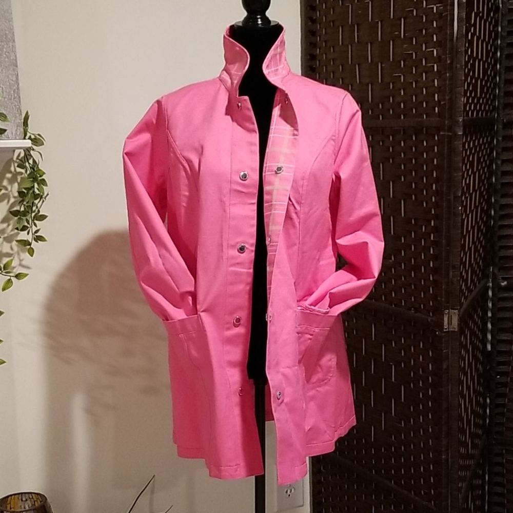 Isaac Mizrahi Live! Revrsble water repellent jack Size 4
